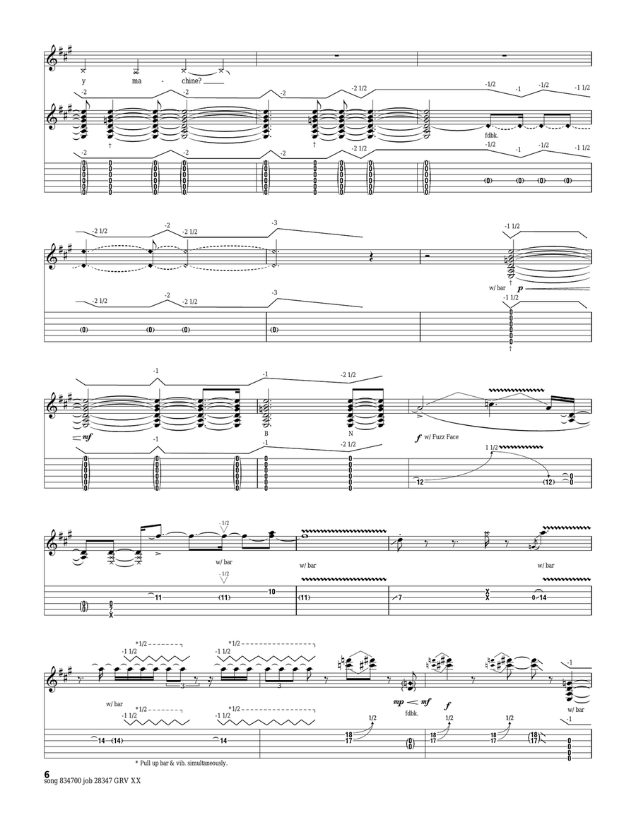 Third Stone From The Sun Third Stone From The Sun Acoustic Guitar scores gallery preview page 6