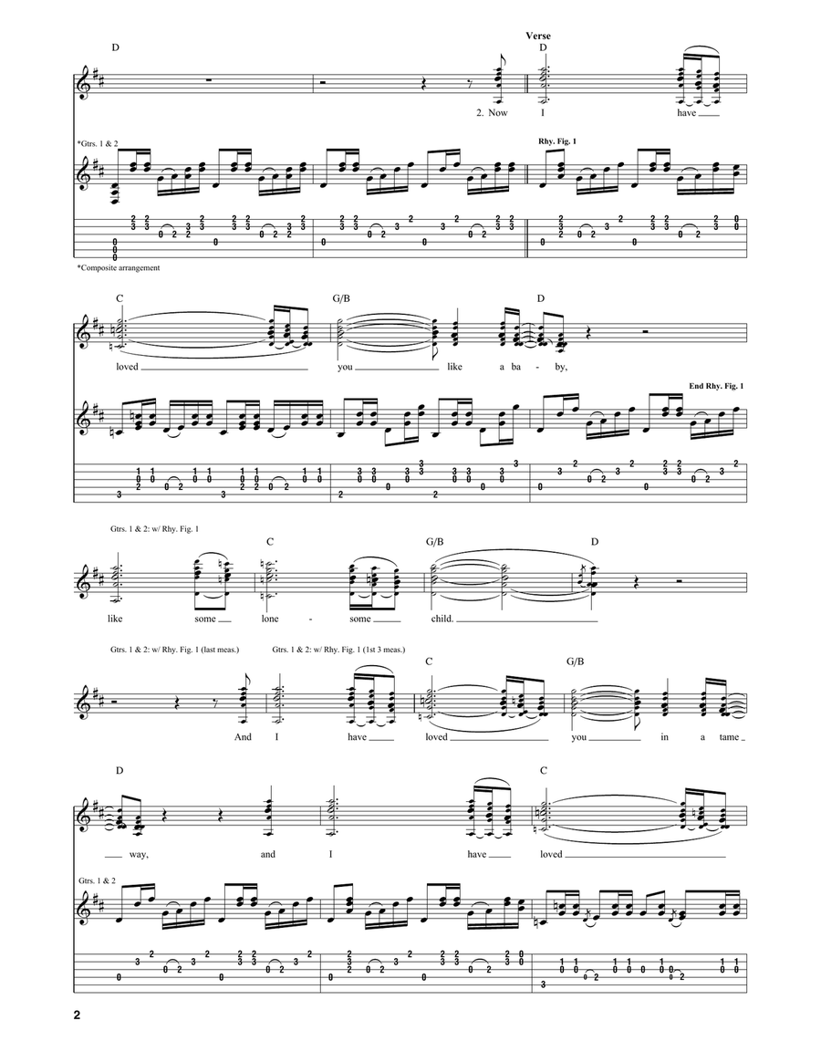 Seven Bridges Road Seven Bridges Road Acoustic Guitar scores gallery preview page 2