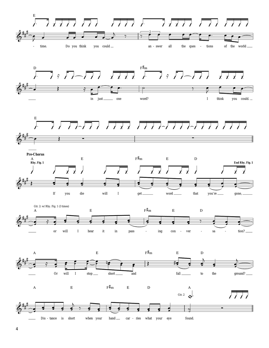 Elias Elias Guitar Tablature scores gallery preview page 4