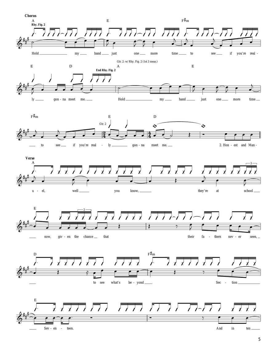 Elias Elias Guitar Tablature scores gallery preview page 5