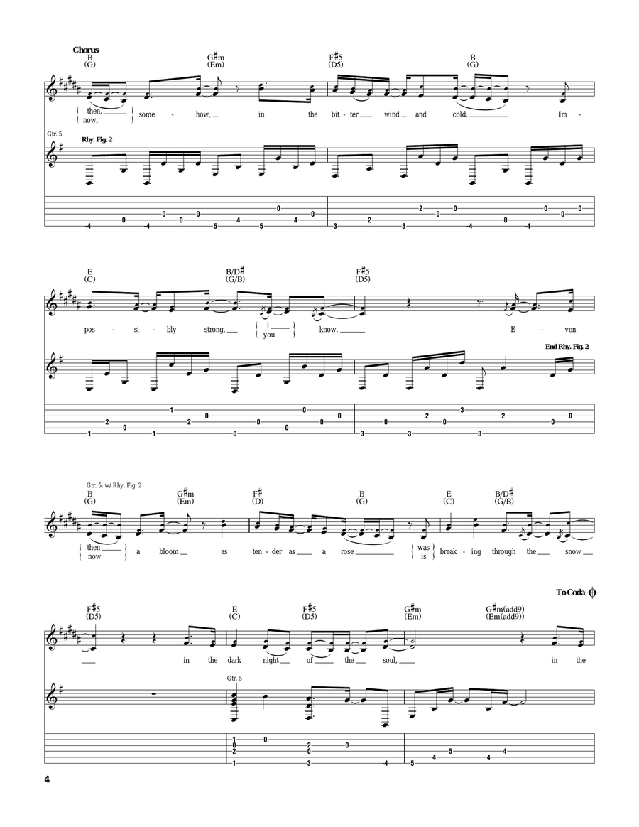 If It Wasn't For The Night Acoustic Guitar scores gallery preview page 4