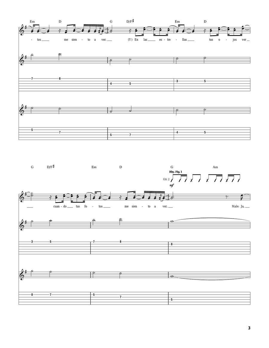 Fotografia Fotografia Acoustic Guitar scores gallery preview page 3