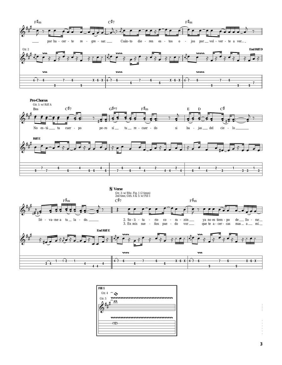 Para Ser Eterno Para Ser Eterno Acoustic Guitar scores gallery preview page 3