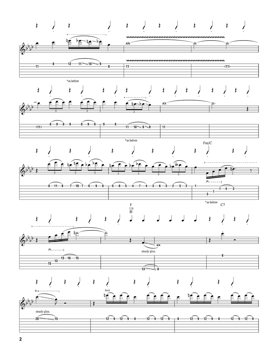 Caravan Caravan Electric Guitar scores gallery preview page 2