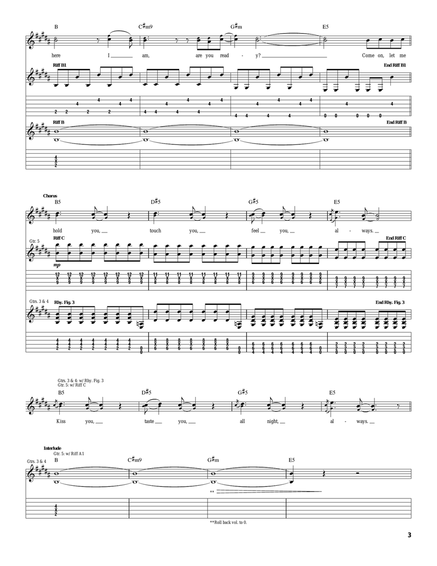 Always Always Electric Guitar scores gallery preview page 3