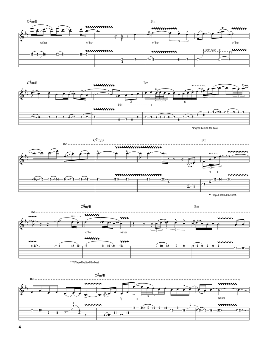 Marching Out Marching Out Electric Guitar scores gallery preview page 4