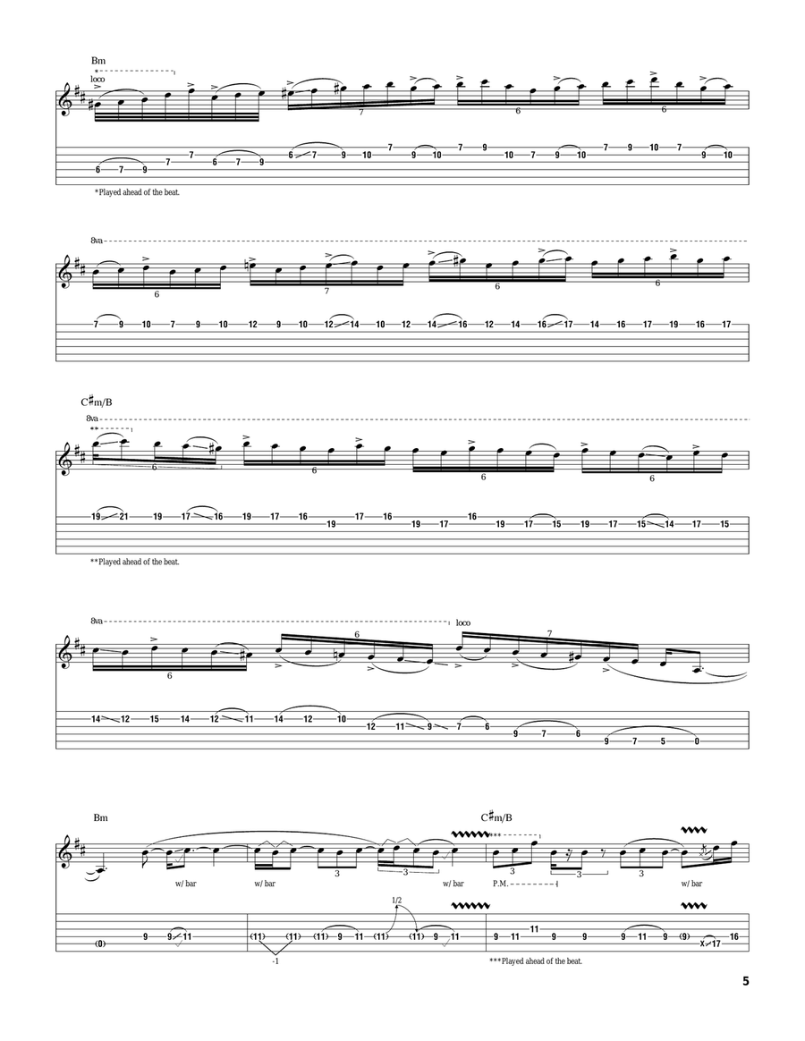 Marching Out Marching Out Electric Guitar scores gallery preview page 5