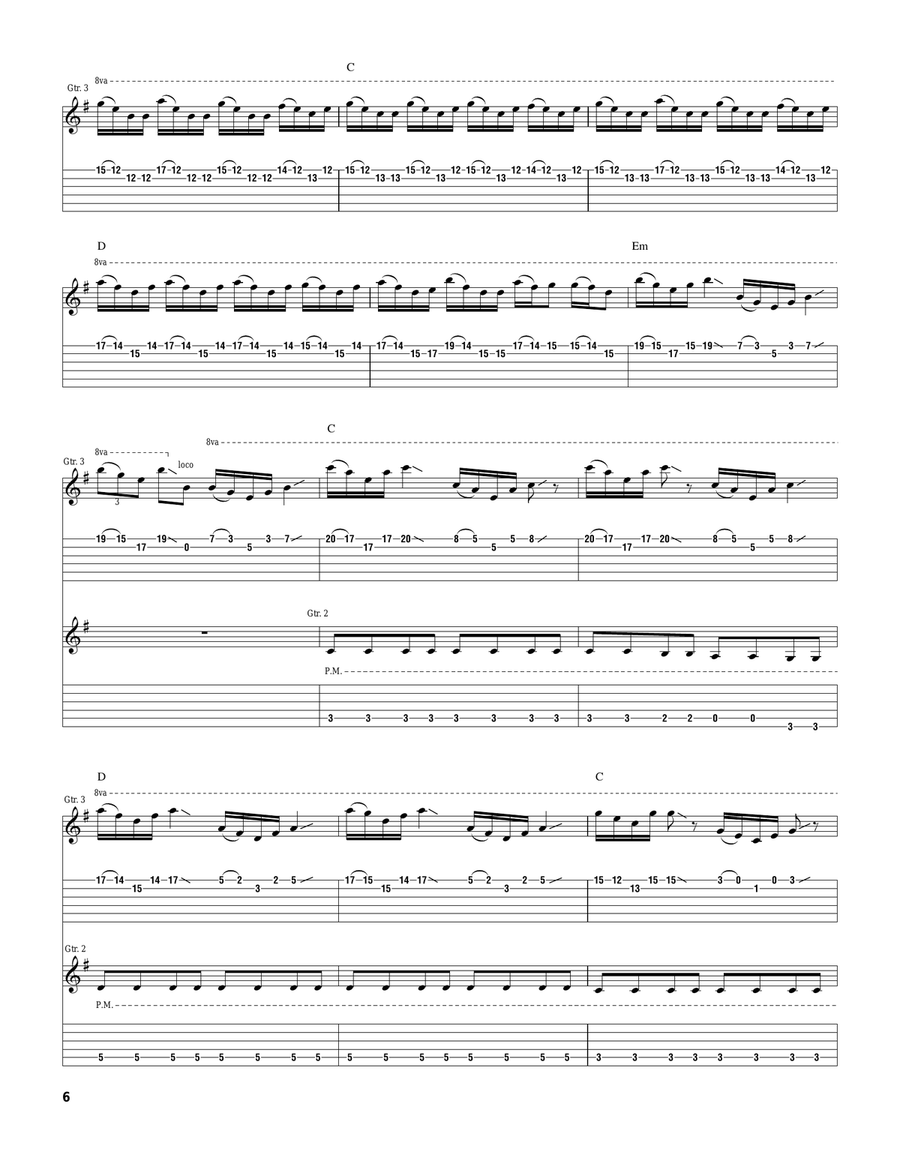 Rising Force Rising Force Electric Guitar scores gallery preview page 6