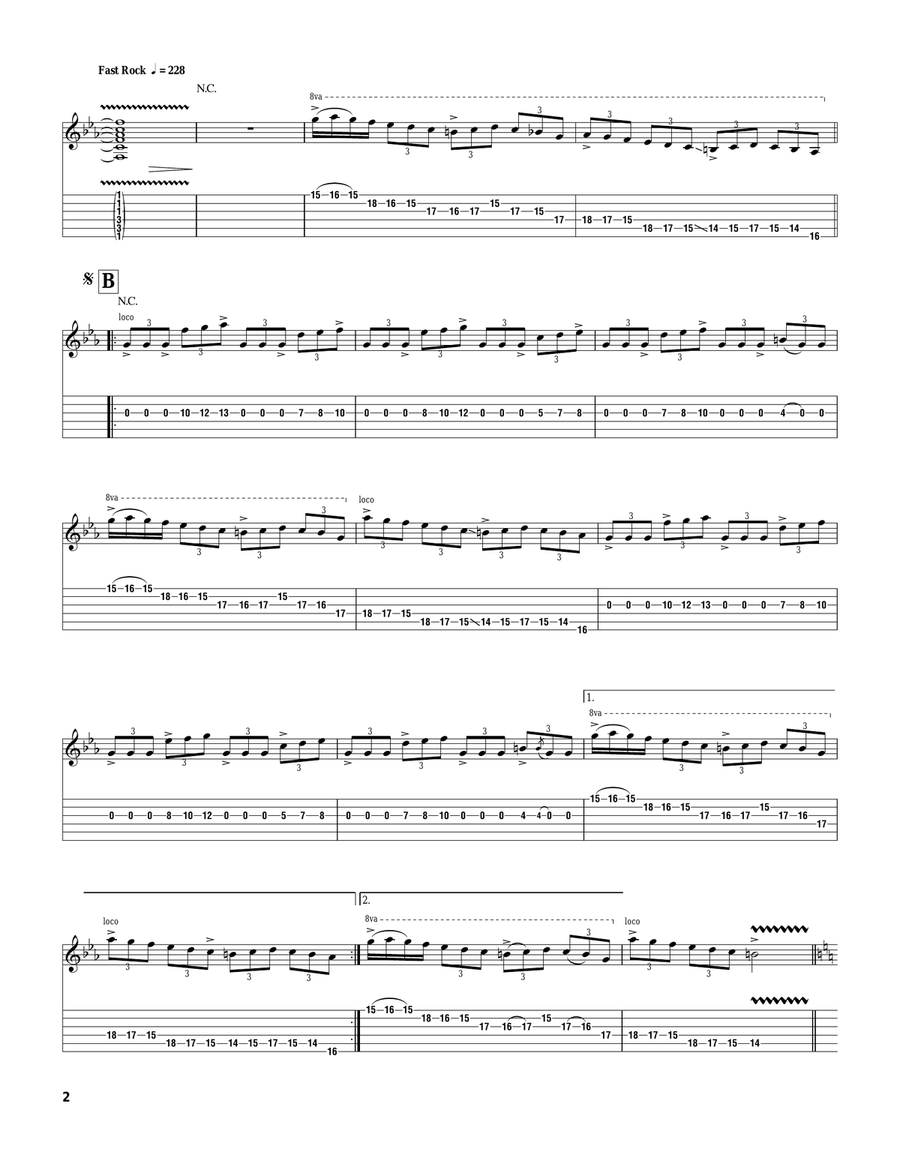 Trilogy Suite Op. 5 Trilogy Suite Op. 5 Electric Guitar scores gallery preview page 2