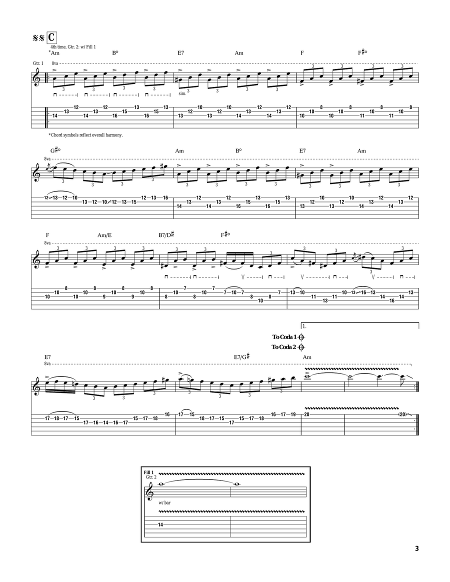 Trilogy Suite Op. 5 Trilogy Suite Op. 5 Electric Guitar scores gallery preview page 3
