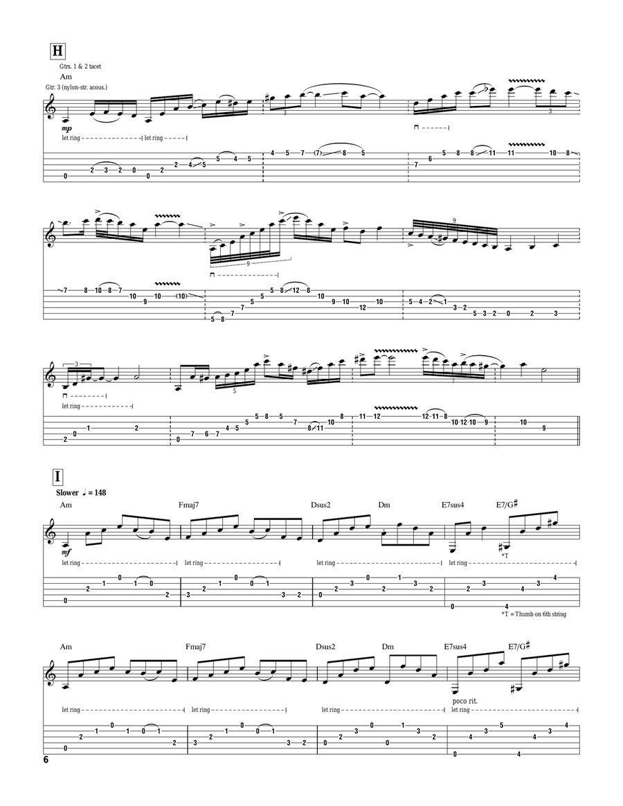 Trilogy Suite Op. 5 Trilogy Suite Op. 5 Electric Guitar scores gallery preview page 6
