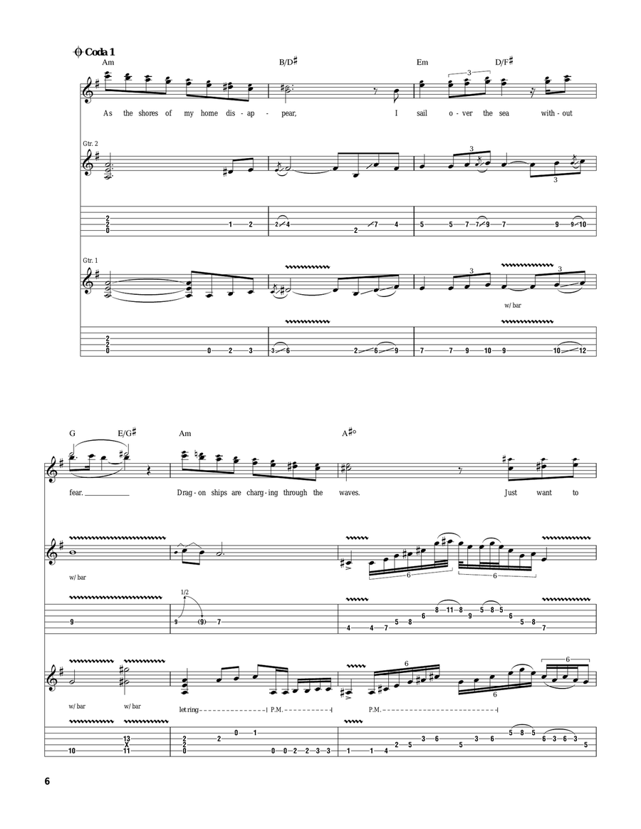 I Am A Viking I Am A Viking Electric Guitar scores gallery preview page 6
