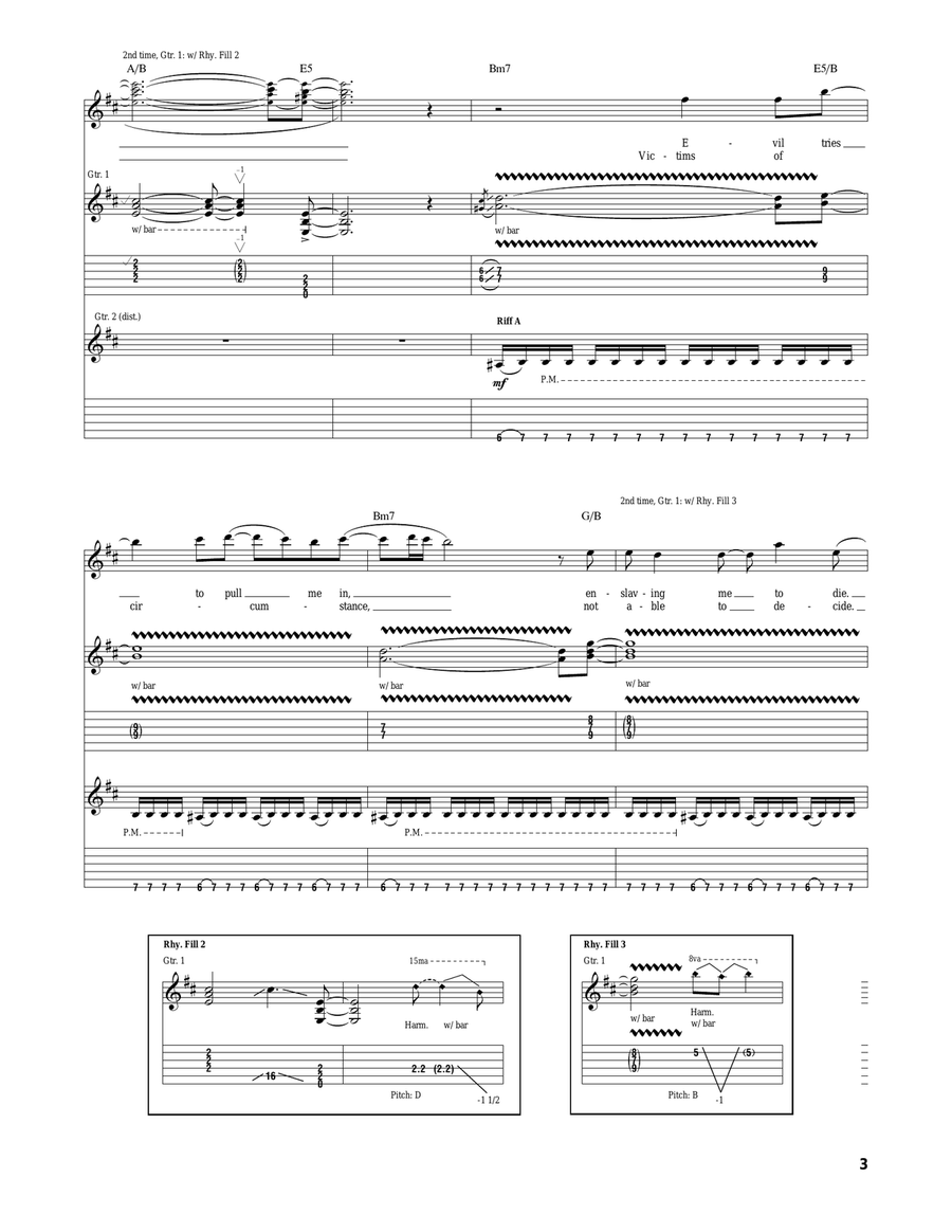 I'll See The Light Tonight Electric Guitar scores gallery preview page 3