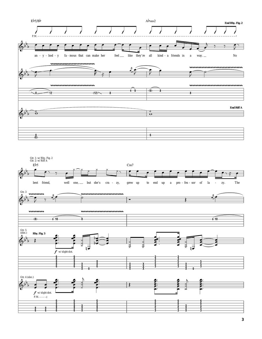 Save The Day Acoustic Guitar scores gallery preview page 3
