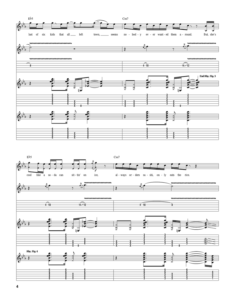 Save The Day Acoustic Guitar scores gallery preview page 4
