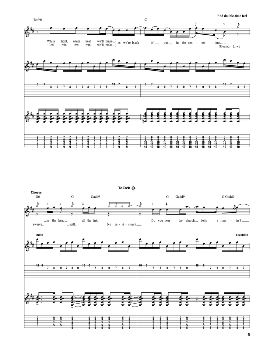 Asleep In The Chapel Asleep In The Chapel Guitar Tablature scores gallery preview page 5