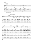 Not Coming Home Guitar Tablature scores gallery preview page 4