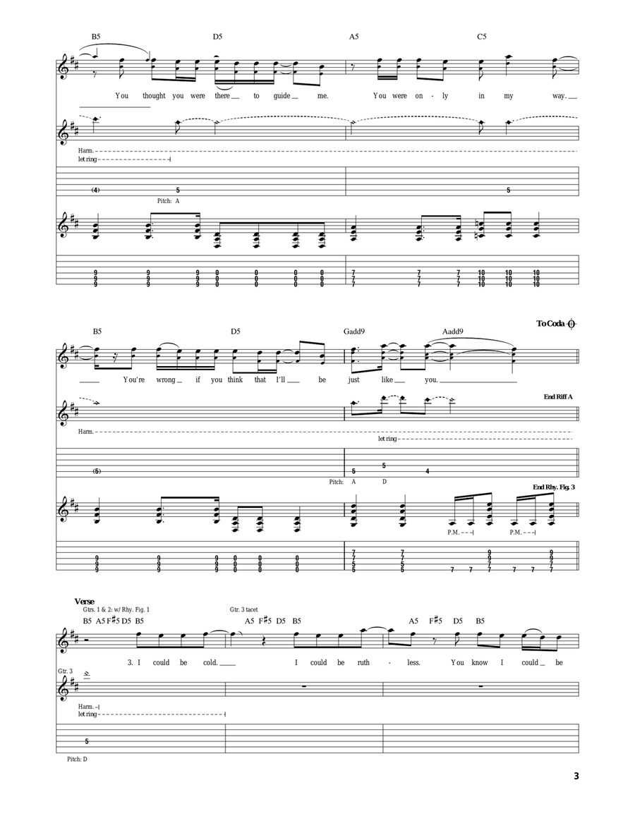 Just Like You Just Like You Acoustic Guitar scores gallery preview page 3