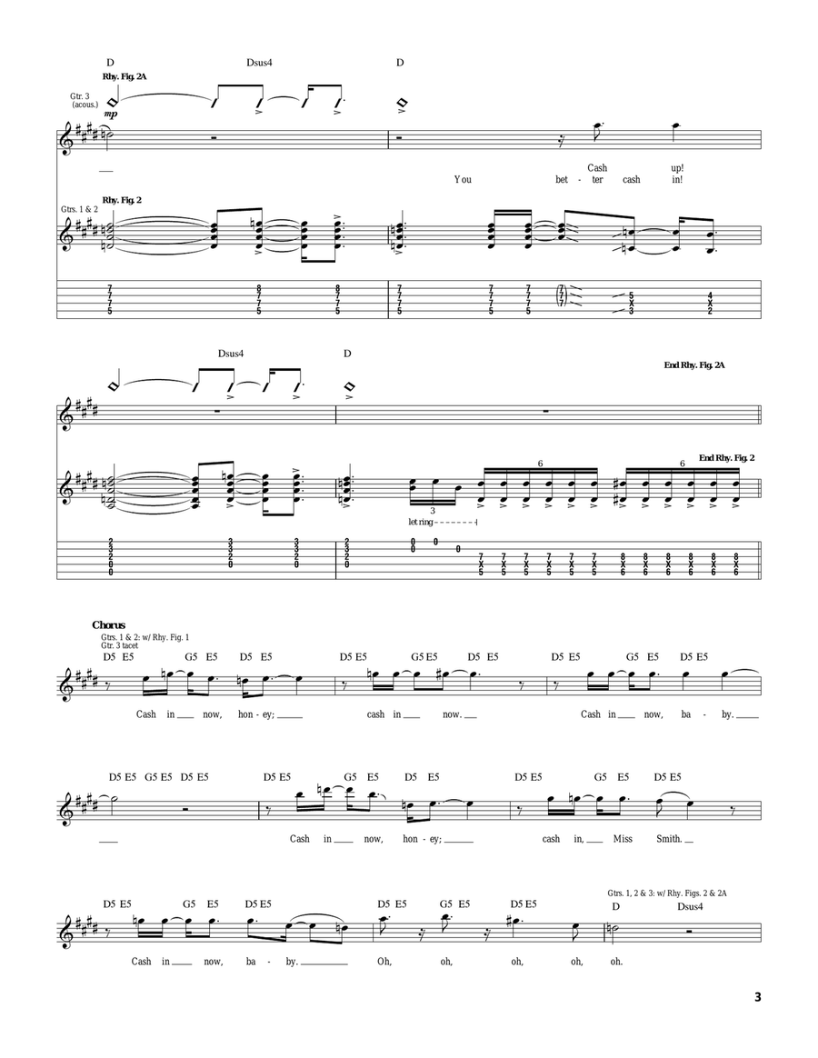 Mountain Song Mountain Song Acoustic Guitar scores gallery preview page 3