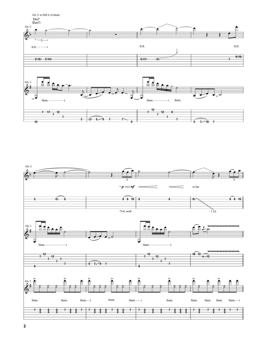 Eternal Eternal Electric Guitar scores gallery preview page 2