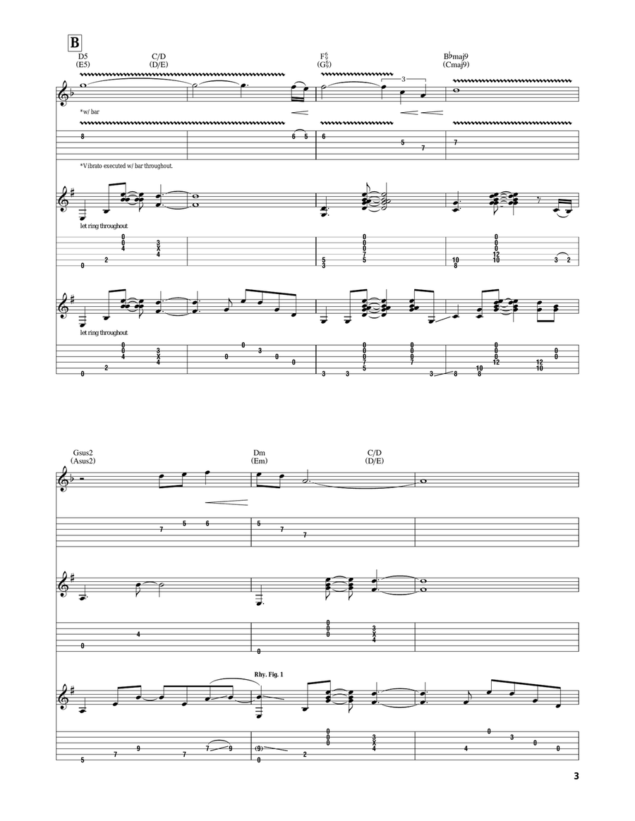 Eternal Eternal Electric Guitar scores gallery preview page 3
