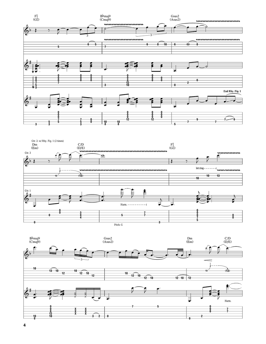 Eternal Eternal Electric Guitar scores gallery preview page 4