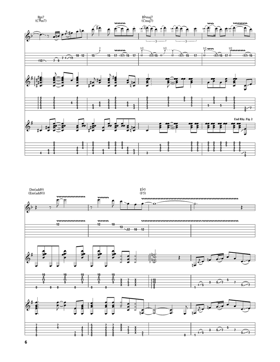 Eternal Eternal Electric Guitar scores gallery preview page 6