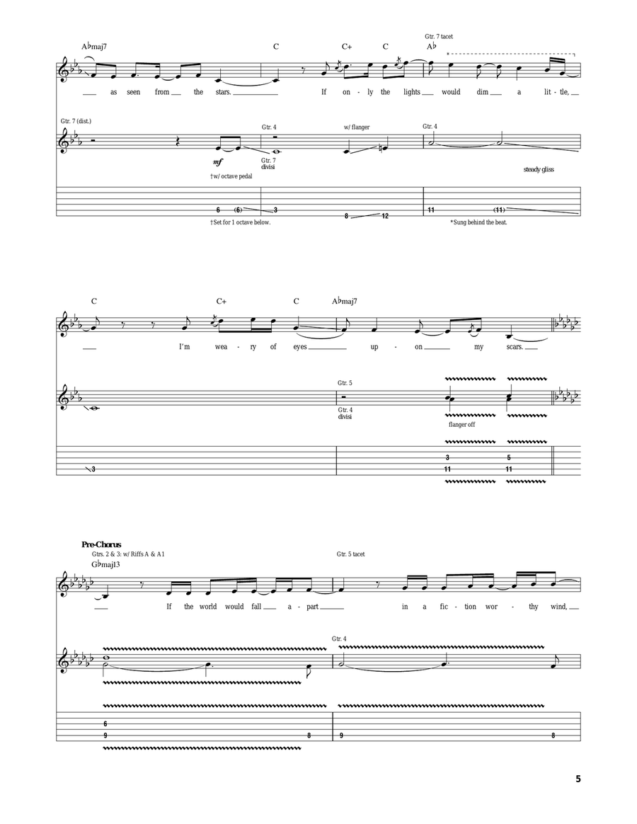 Here In My Room Here In My Room Guitar Tablature scores gallery preview page 5