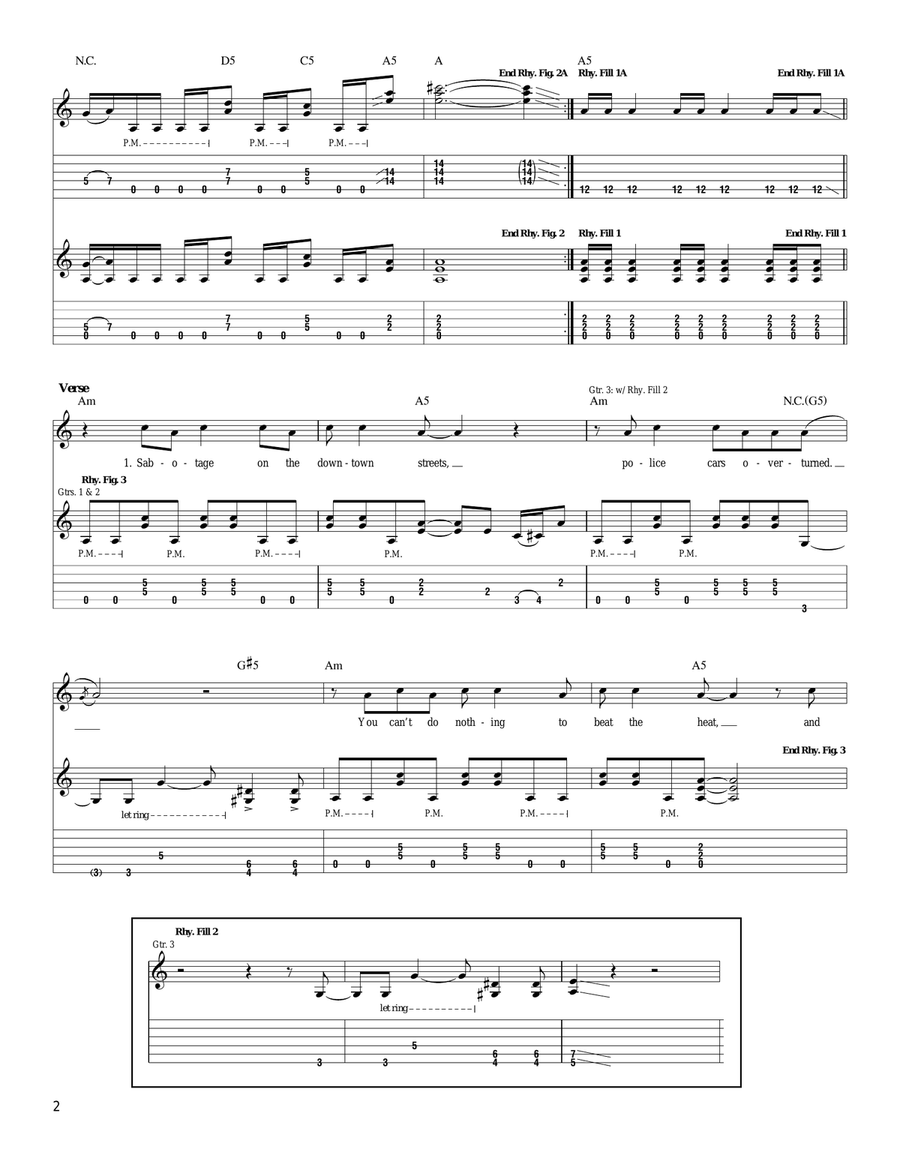 Dog Eat Dog Dog Eat Dog Electric Guitar scores gallery preview page 2