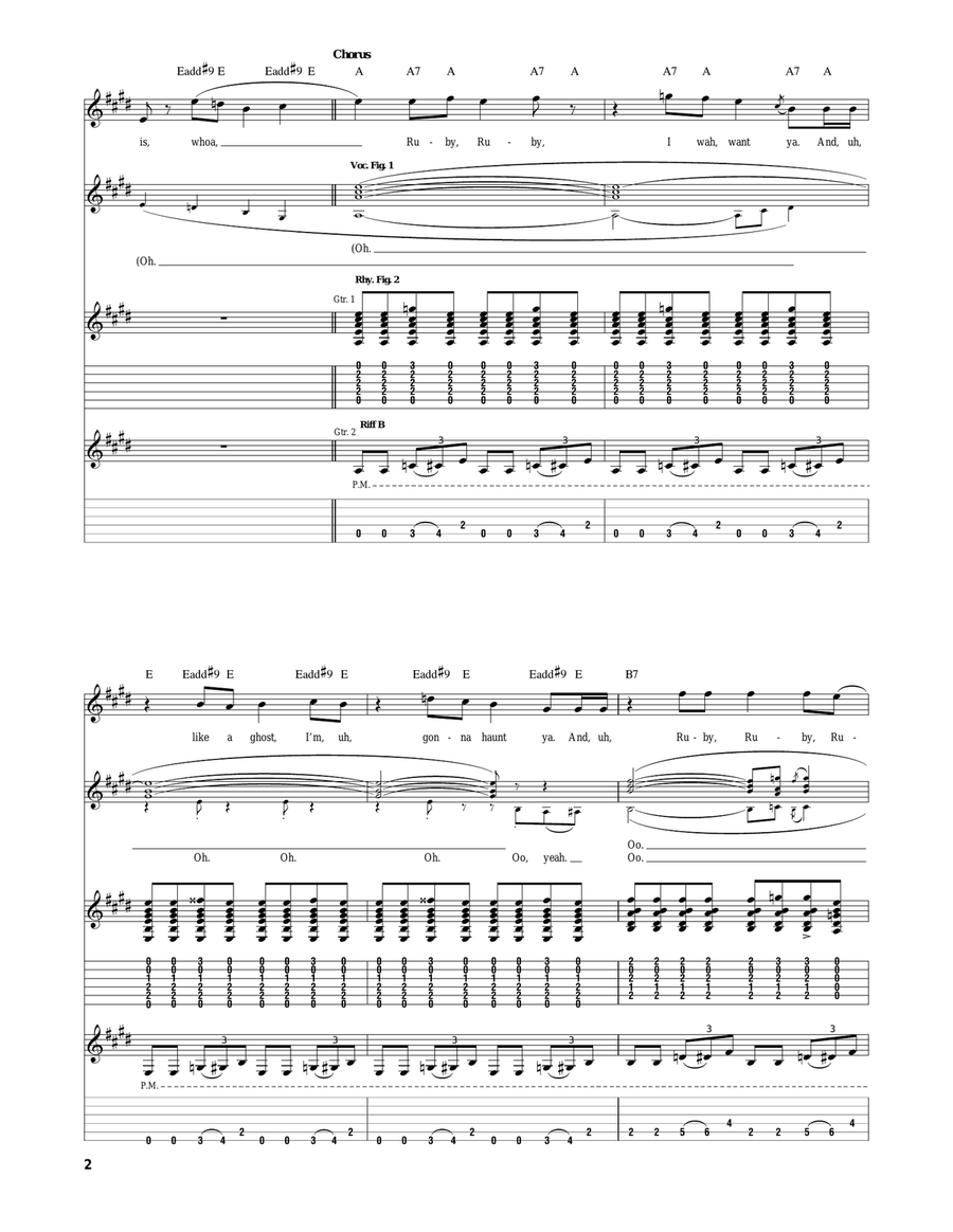 Ruby Baby Ruby Baby Acoustic Guitar scores gallery preview page 2
