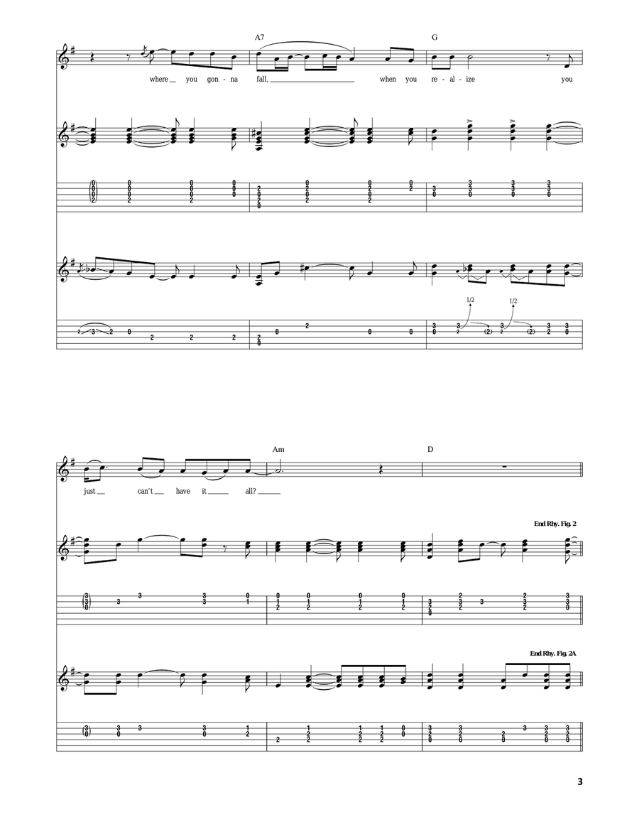 Beautiful Loser Beautiful Loser Acoustic Guitar scores gallery preview page 3