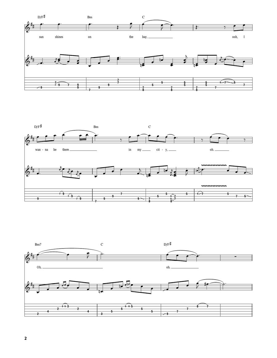 Lights Lights Acoustic Guitar scores gallery preview page 2