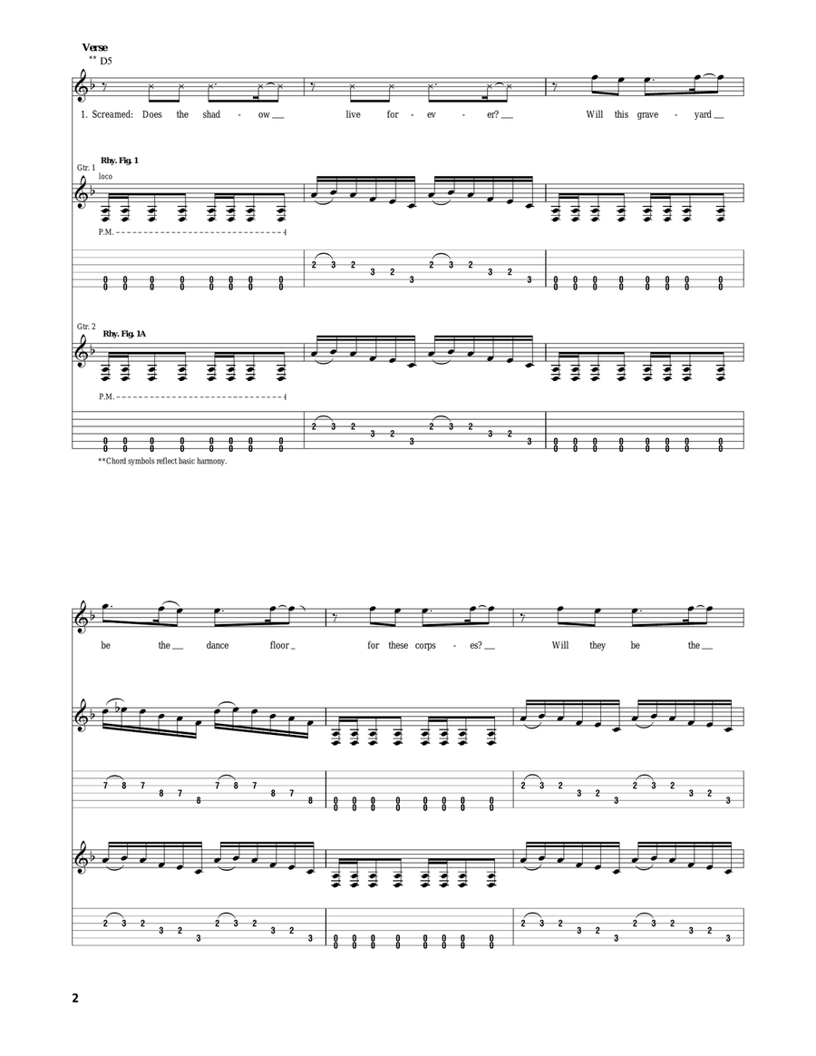 Divide & Conquer Divide & Conquer Guitar Tablature scores gallery preview page 2