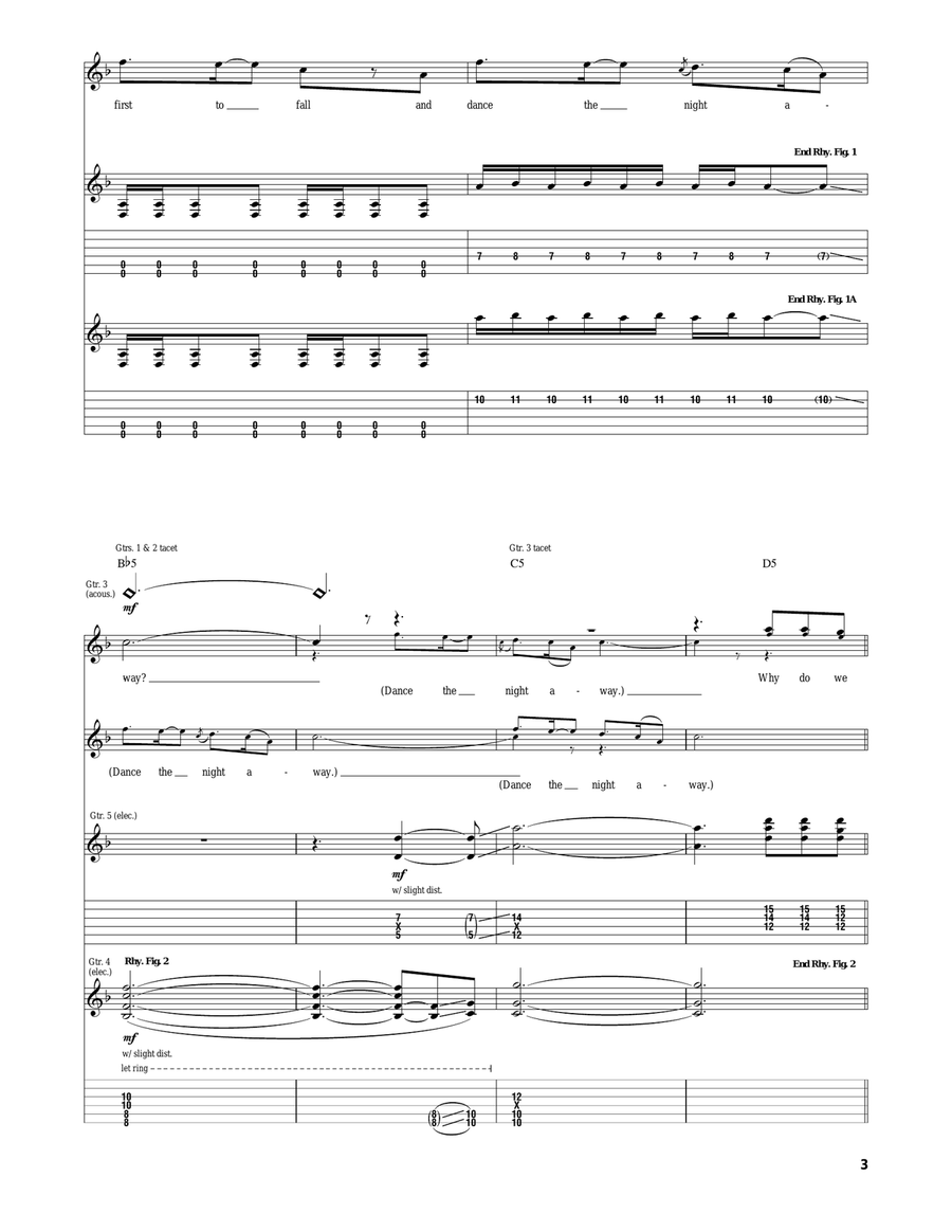 Divide & Conquer Divide & Conquer Guitar Tablature scores gallery preview page 3