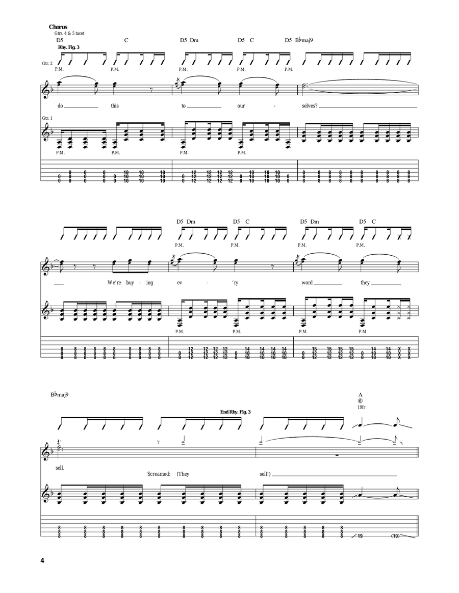 Divide & Conquer Divide & Conquer Guitar Tablature scores gallery preview page 4