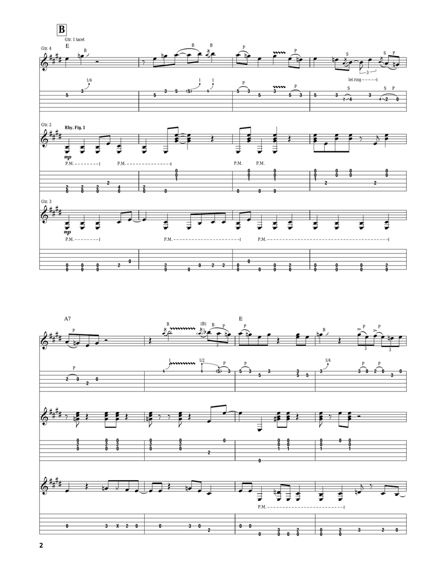 Fried Chicken Fried Chicken Electric Guitar scores gallery preview page 2