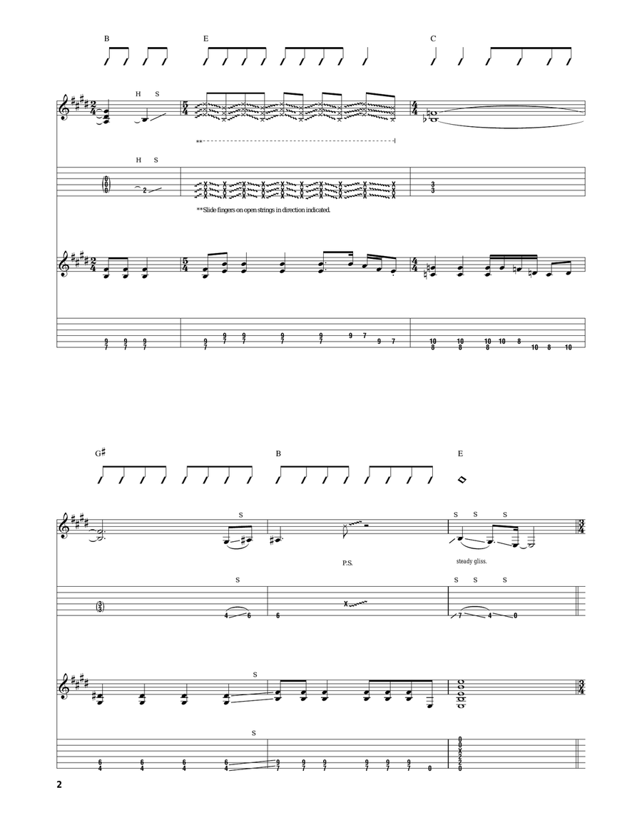 Introducing The Wylde Stallions Electric Guitar scores gallery preview page 2