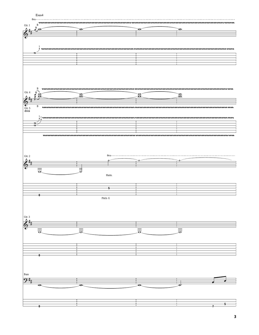 The Battle The Battle Electric Guitar scores gallery preview page 3
