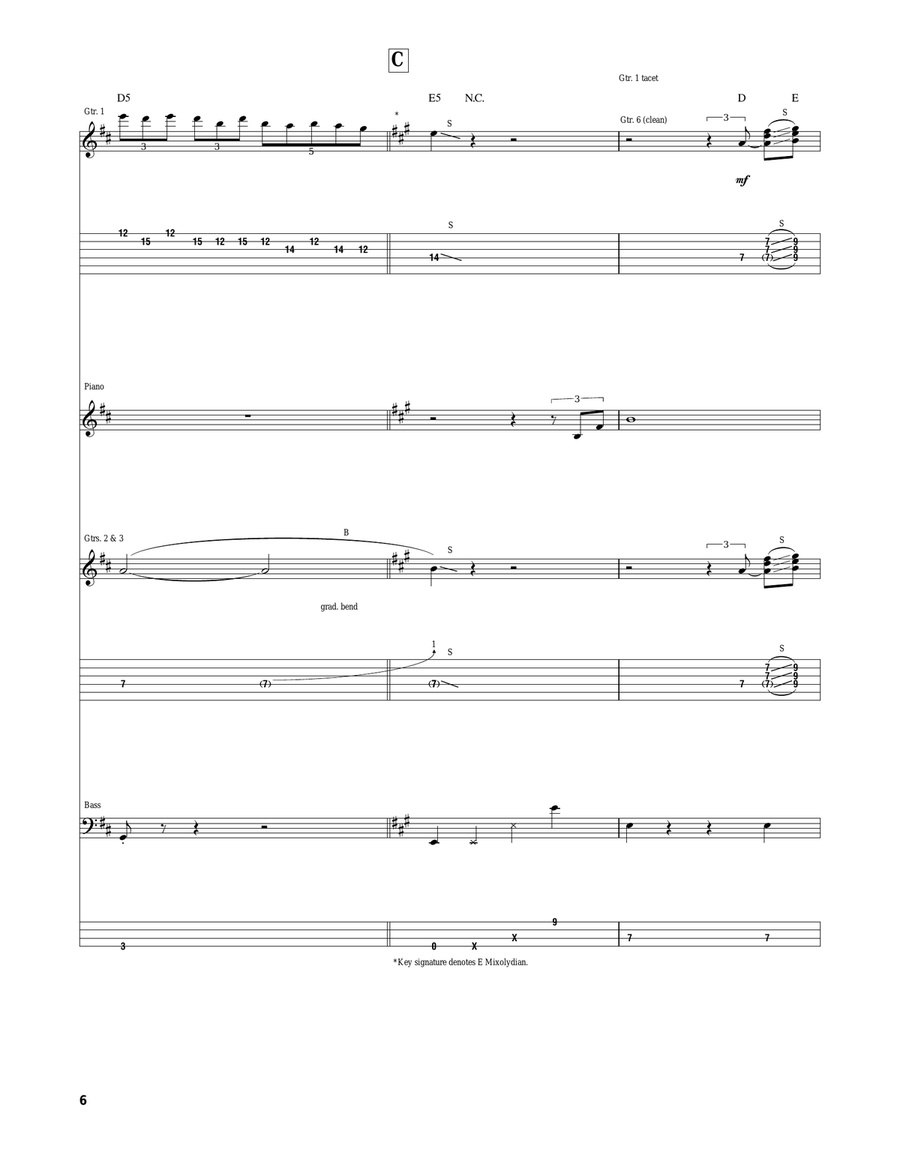 The Battle The Battle Electric Guitar scores gallery preview page 6