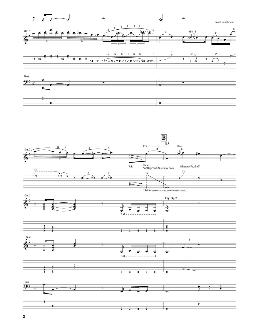 The Reaper The Reaper Electric Guitar scores gallery preview page 2