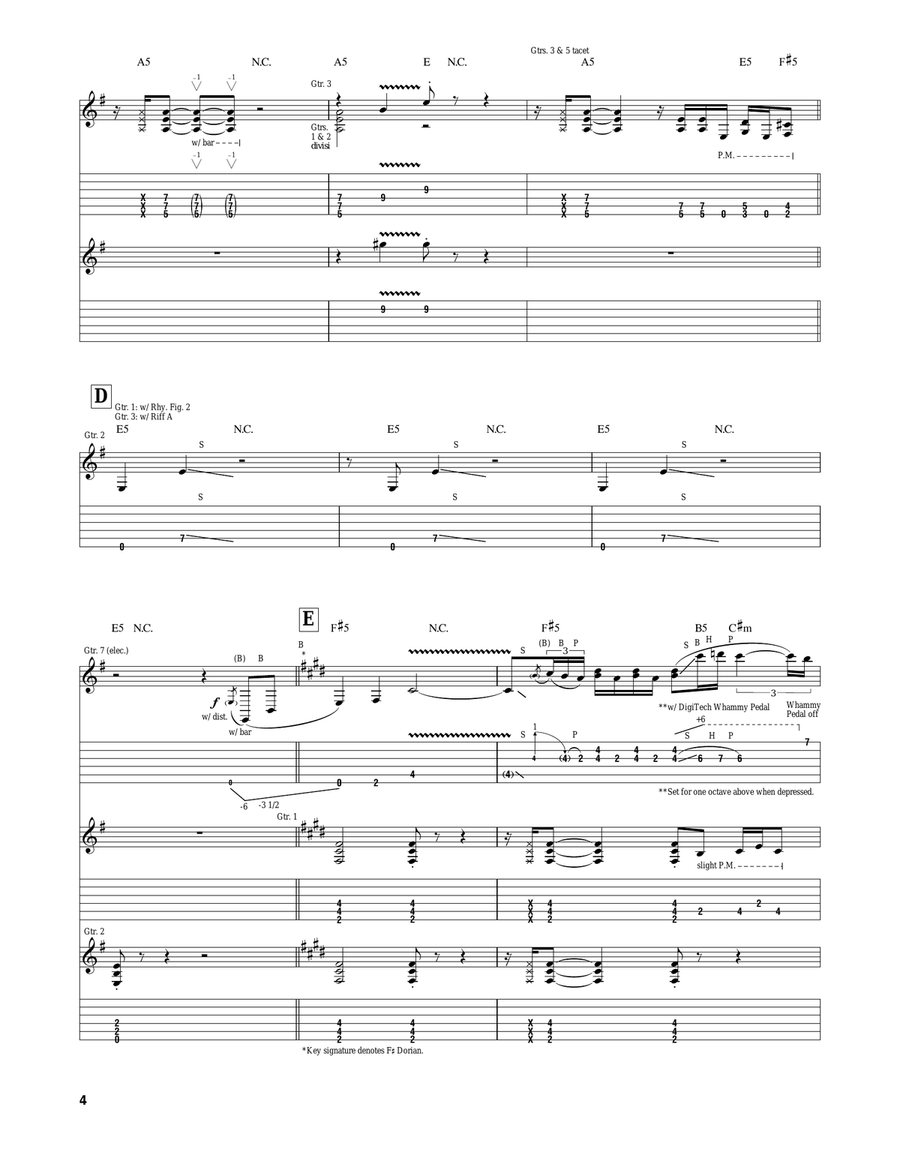 The Reaper Rap The Reaper Rap Electric Guitar scores gallery preview page 4