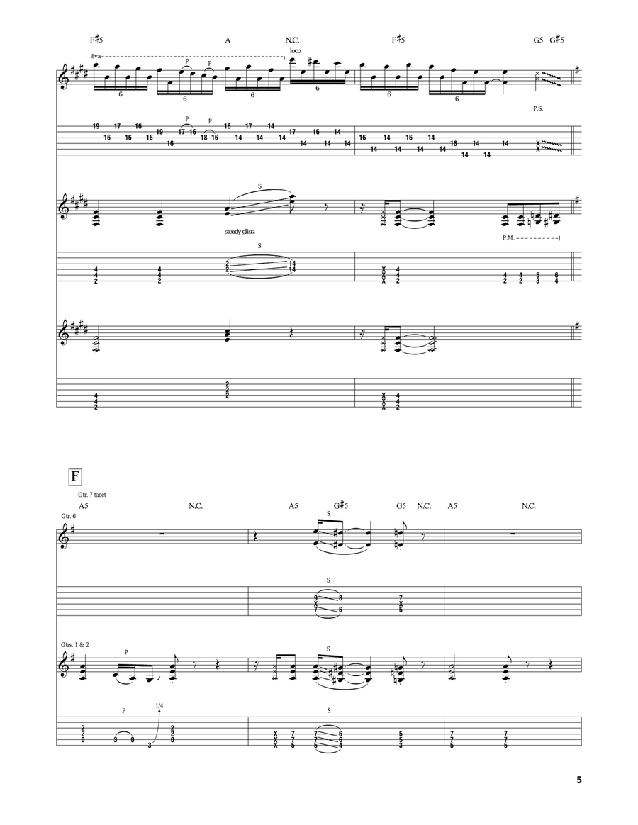 The Reaper Rap The Reaper Rap Electric Guitar scores gallery preview page 5