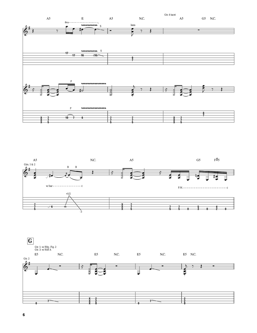 The Reaper Rap The Reaper Rap Electric Guitar scores gallery preview page 6