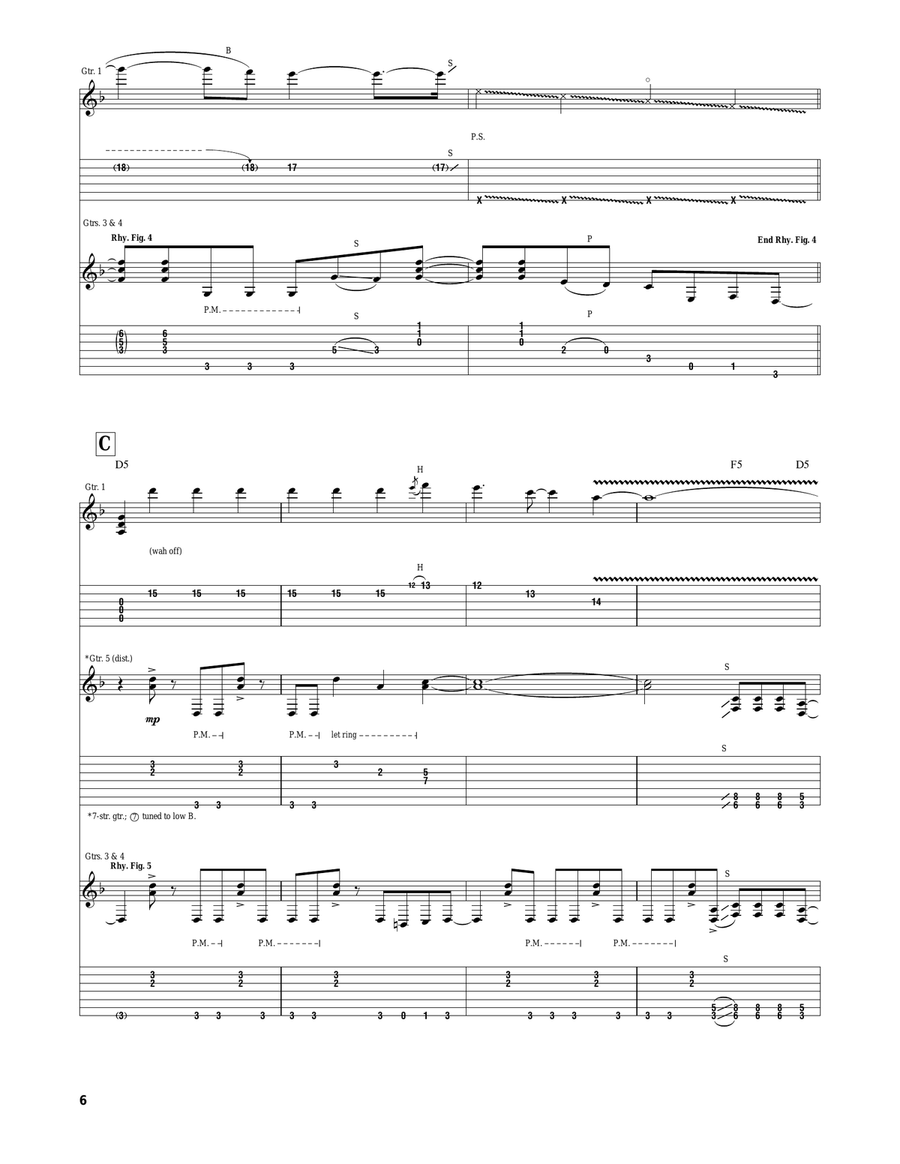 Get The Hell Out Of Here Get The Hell Out Of Here Electric Guitar scores gallery preview page 6