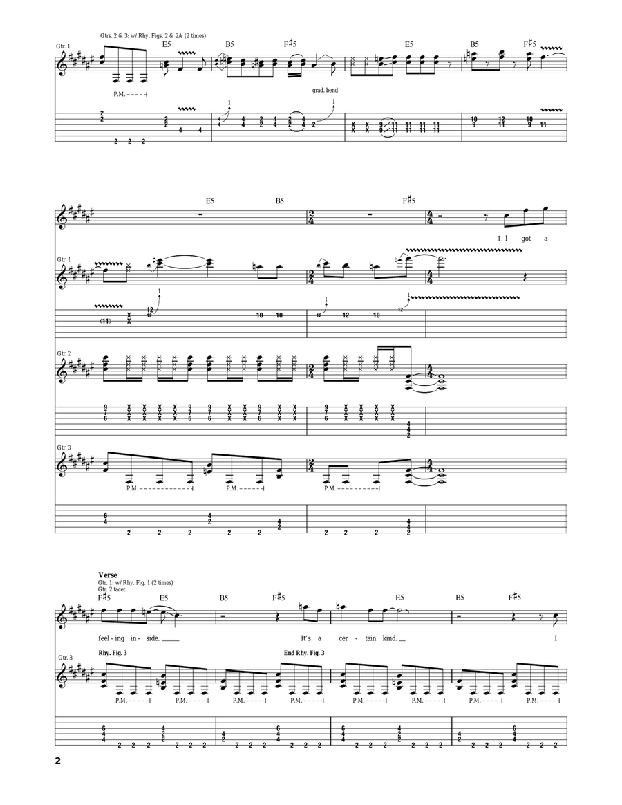 I Can't Explain Acoustic Guitar scores gallery preview page 2