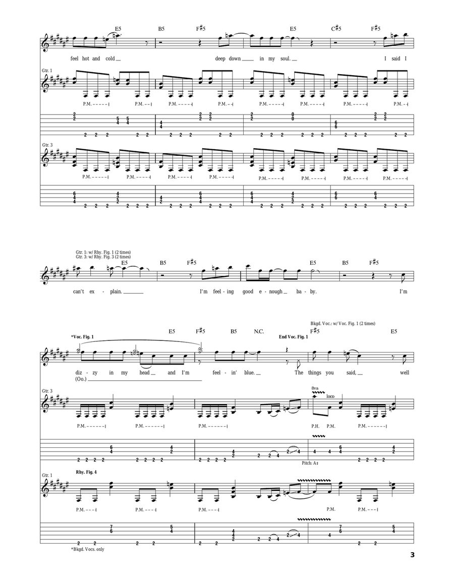 I Can't Explain Acoustic Guitar scores gallery preview page 3