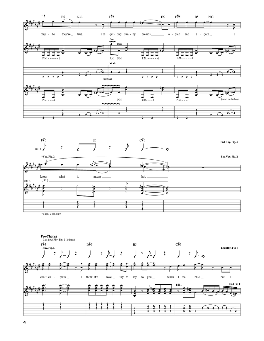I Can't Explain Acoustic Guitar scores gallery preview page 4