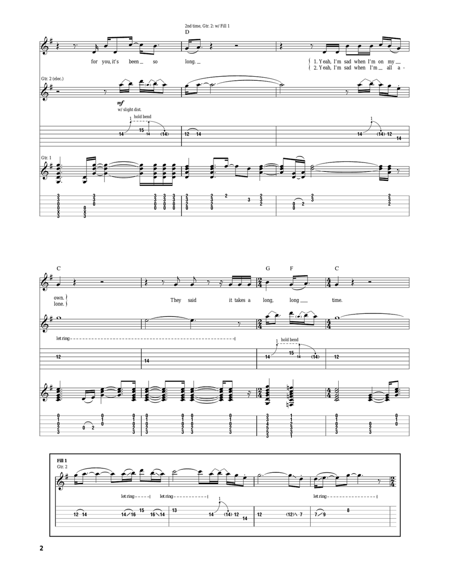 Come Around Again Come Around Again Guitar Tablature scores gallery preview page 2
