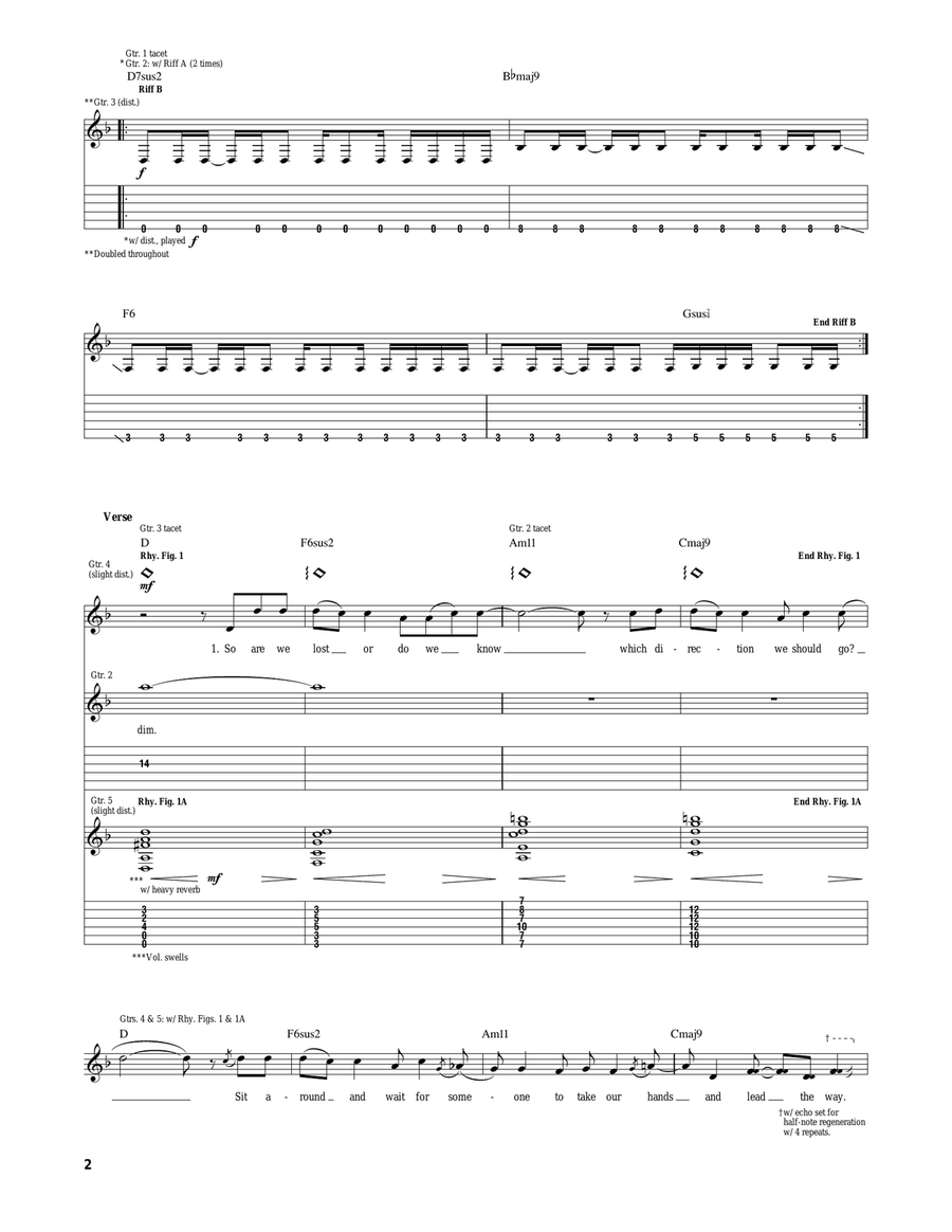 Make A Move Make A Move Electric Guitar scores gallery preview page 2