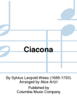 Ciacona